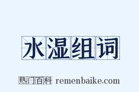 水湿组词是什么意思的图片